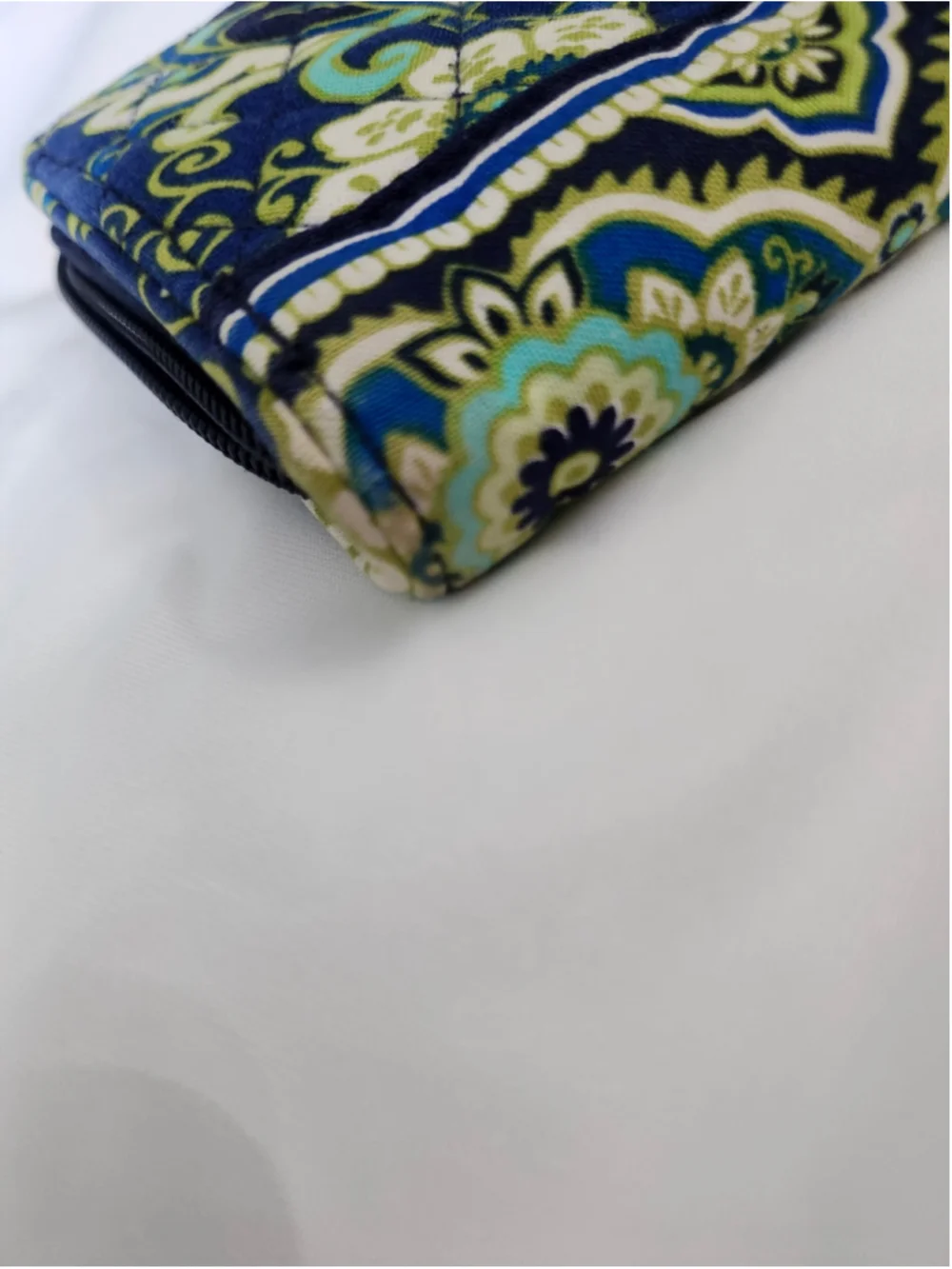 Women's Vera Bradley Wallet One Size Blue Green Paisley